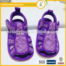 2015 alta calidad barata del recién nacido para los diversos zapatos de bebé de la sandalia de los colores de 0-18mos